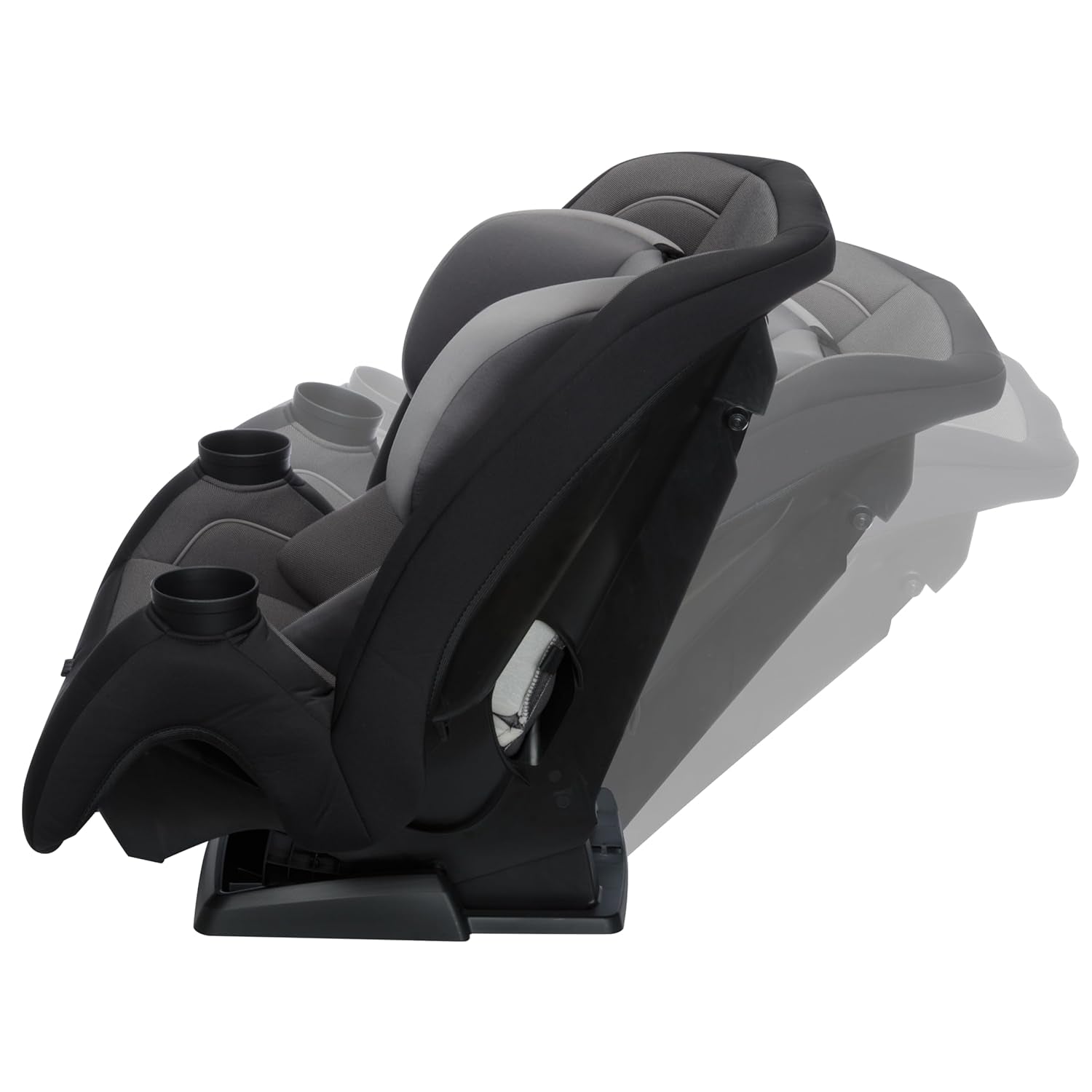 Trimate 3-In-1 Convertible Car Seat, Slim Fit, Infant to Big Kid Car Seat, Easy-Install Harness, Machine-Washable Cover, Dishwasher-Safe Cup Holders, 5-100 Lbs, Sharkskin