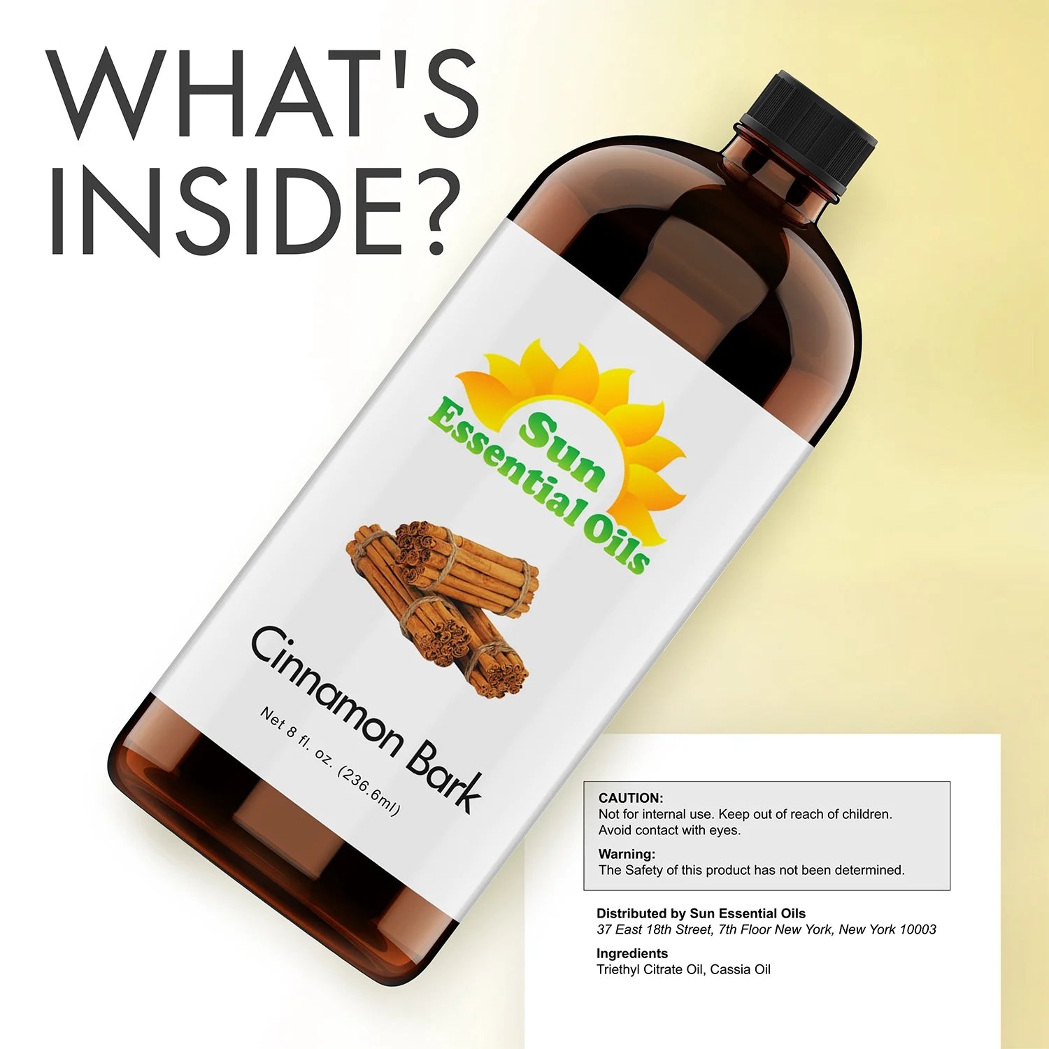 Cinnamon Bark Essential Oil, 8 Fl Oz