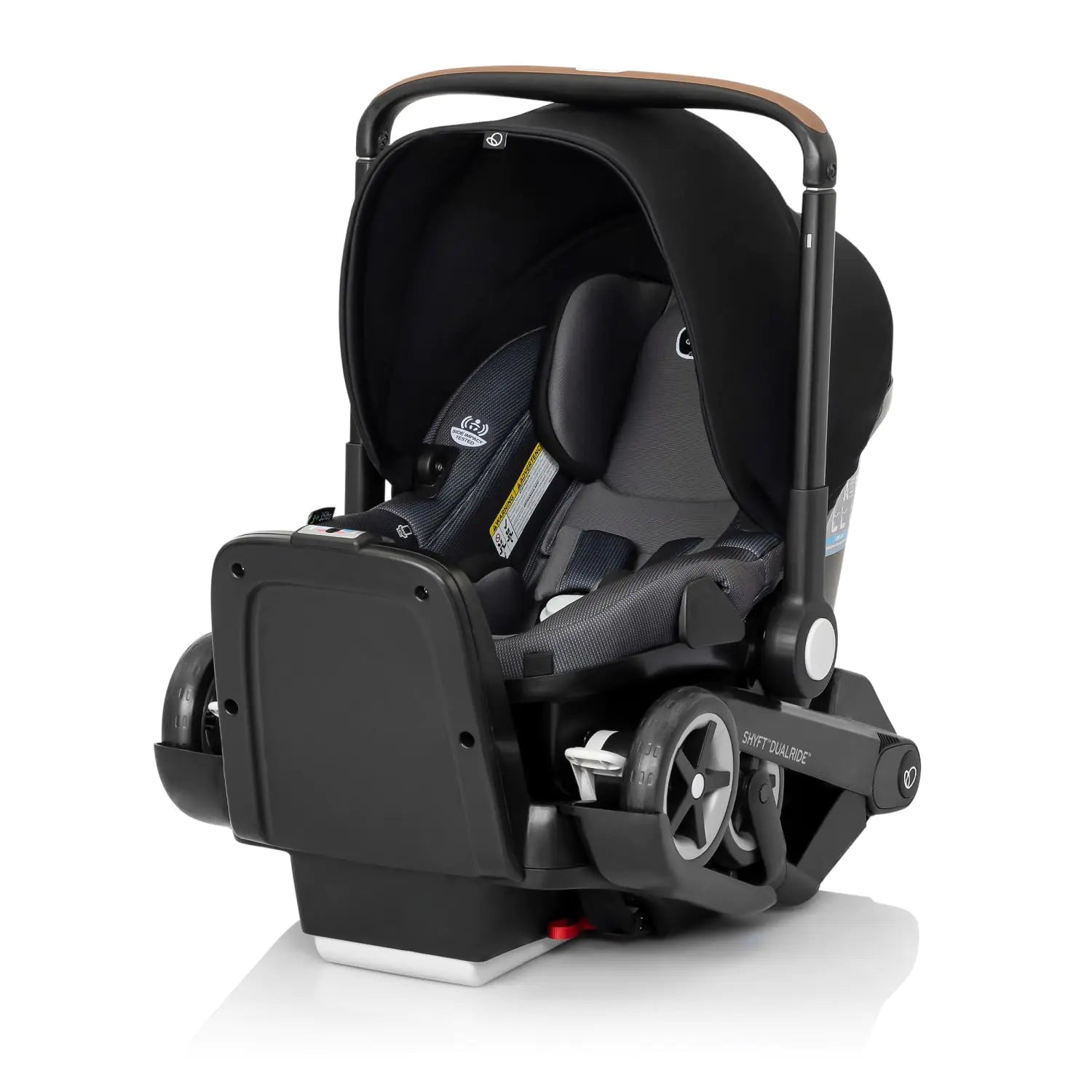 Shyft DualRide with Carryall Storage | Infant Car Seat and Stroller Combo (Boone Gray) - # BAGEG11010013